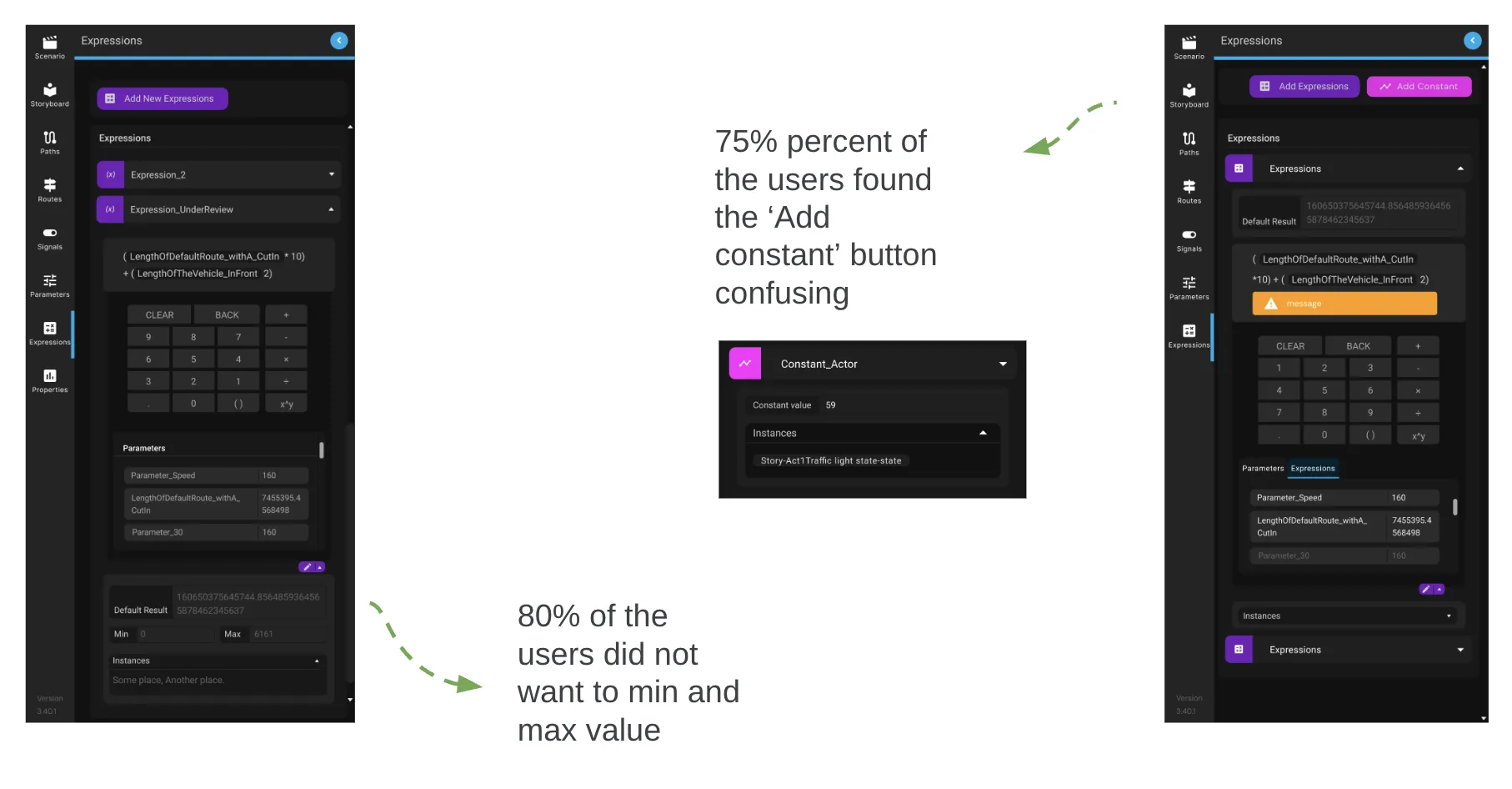Usability testing findings
